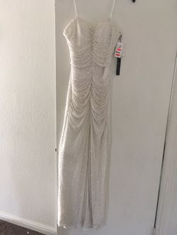 Ivory sequin dress