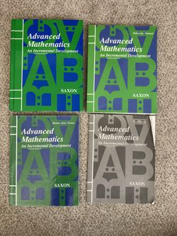 Homeschool Math: Saxon Advanced Math