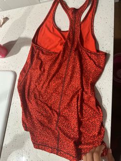 Nike red tank top