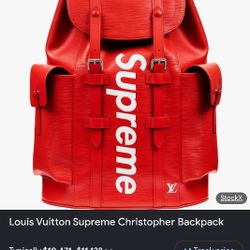 Louis Vuitton Supreme Christopher Backpack