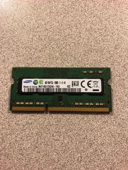 SAMSUNG RAM 4GB 1Rx8 PC3L