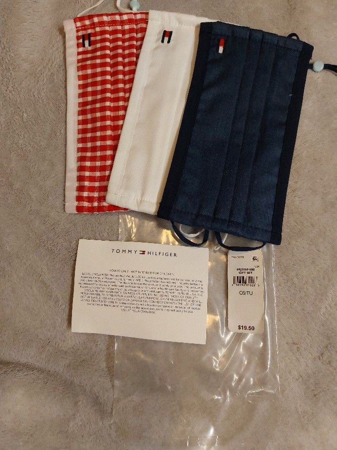 Tommy Hilfiger 3 Pack Face Mask