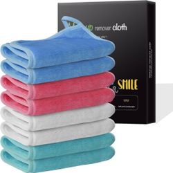 Reusable Makeup Remover Cloths - 8 Packs-  Microfiber Cleaning Cloth-Brand New!!