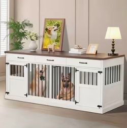 Large 2 dog cage