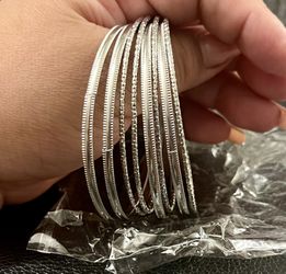 SilverBracelet Set