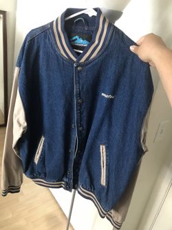 Classic jock bomber jacket