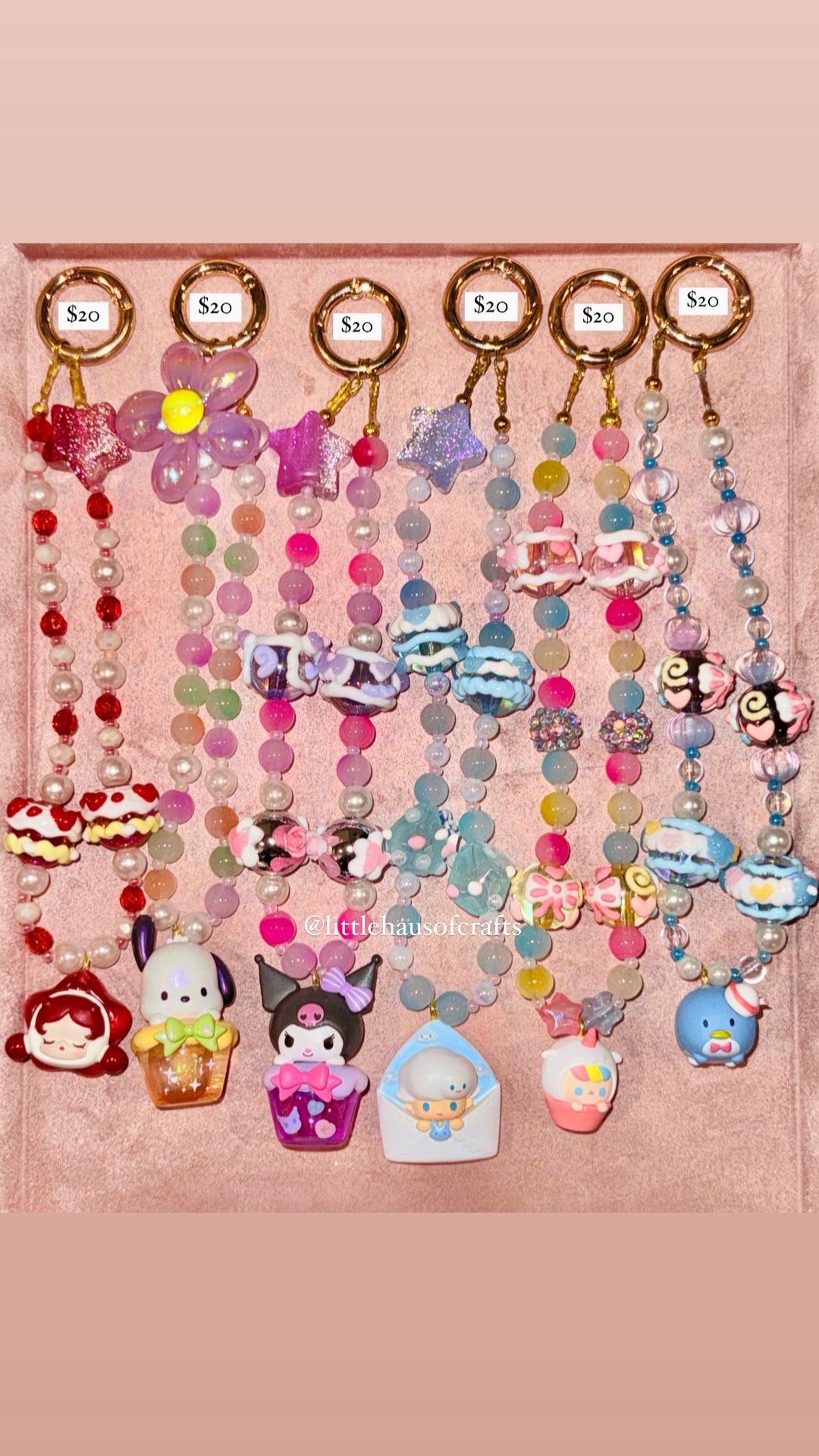 Beaded Phone Charms 💗