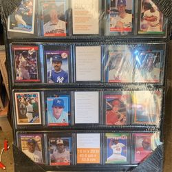 Baseball Cards And Wall Frame 10bucks 