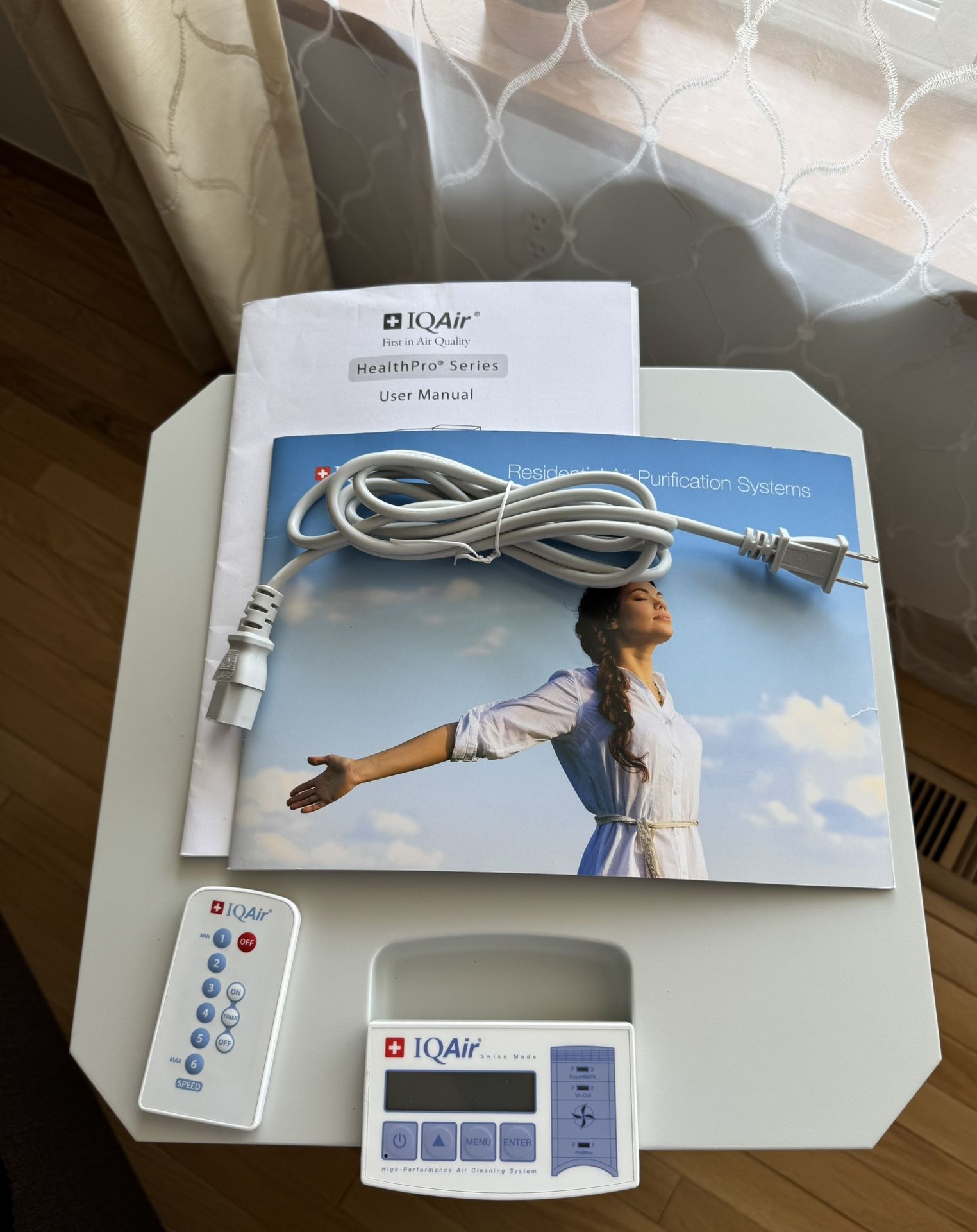 IQ Air HealthPro Plus HEPA air purifier