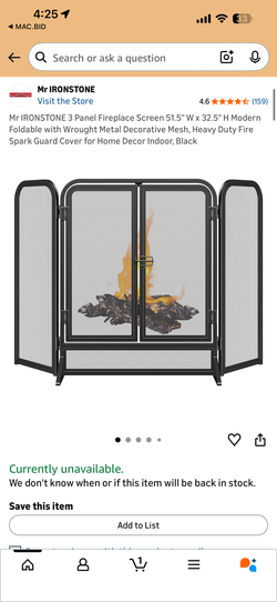 Fireplace metal guard