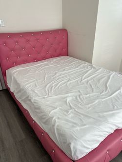 rhinestone pink full bed