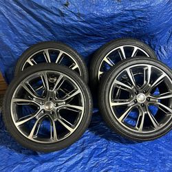 4 New Wheels Jeep Grand Cherokee Spider Monkey Wheels And Tires 285/35/22