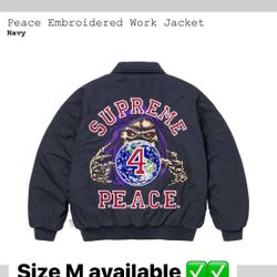 Supreme FW 23’ Week 11 Peace Jacket, beanies, bumblebee jersey, fleece hooded shirt. 