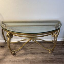 Glass Sofa Table 