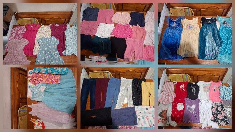5t Girls Toddler Kids Clothes Lot Disney Dress