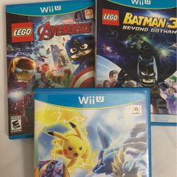 Wii U LEGO Games And Pokken Game