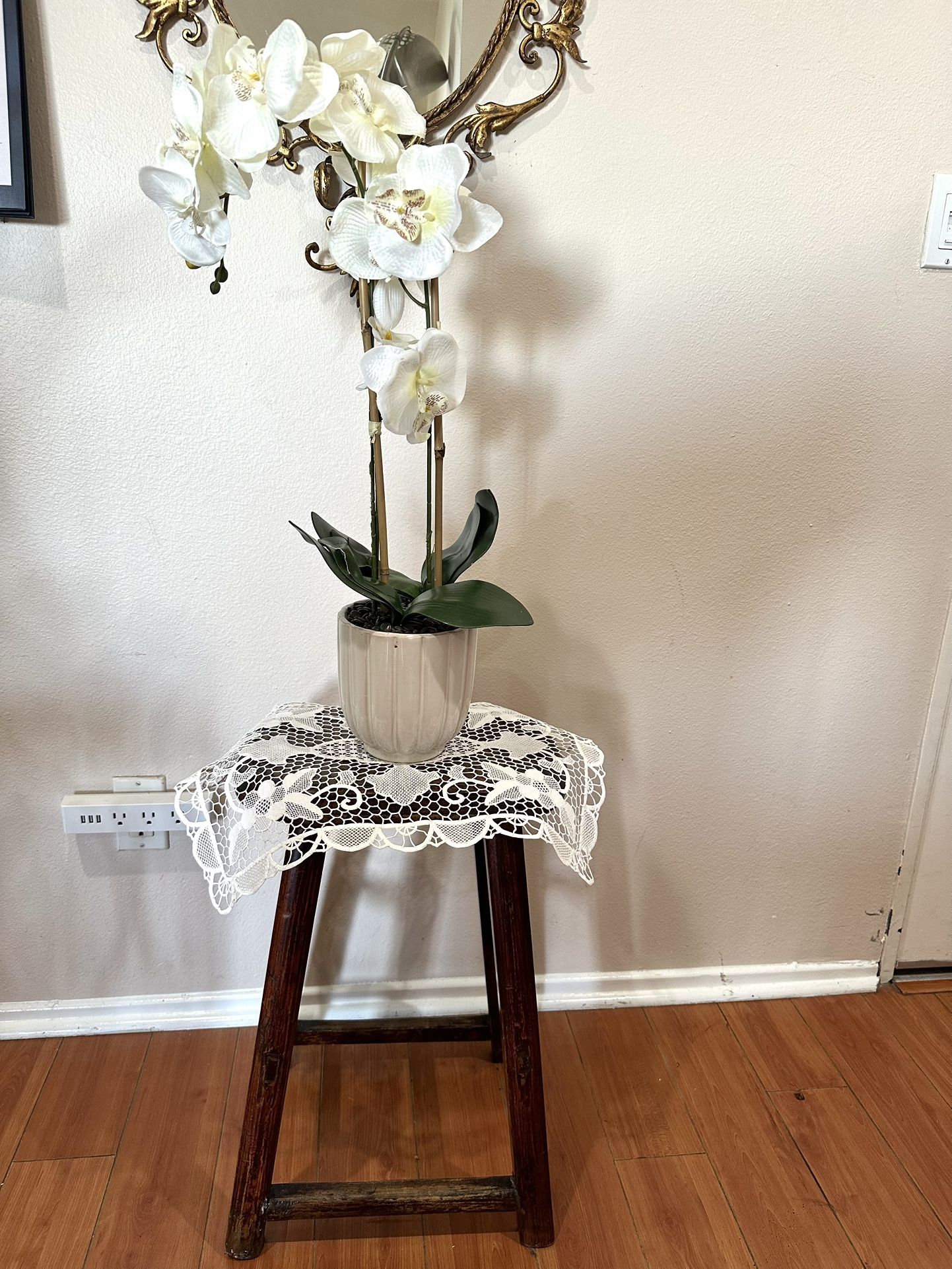 Decorative flower in a Pot Decor In Home Office 