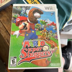 Mario Super Sluggers Nintendo Wii Game 