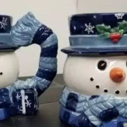 2 Snowman mugs