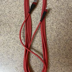 New Red 10 Foot Lightning Cable Fast Charging Cord $10 