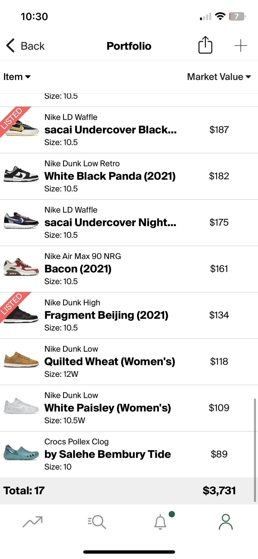 Sneaker Collection - Jordan’s Dunk’s and Yeezy’s - Various Sizes