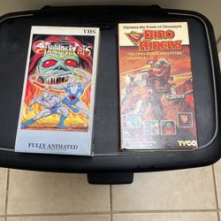 Thundercats And Dino Riders VHS Tapes