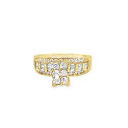 10k Yellow Gold Square Cut Ring