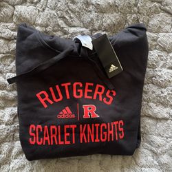 Adidas Rutgers Hoodie Size L