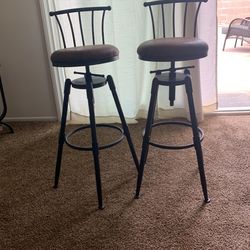 2 Small Bar Stools