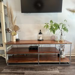 CB2 Industrial Media Console Tv Storage 