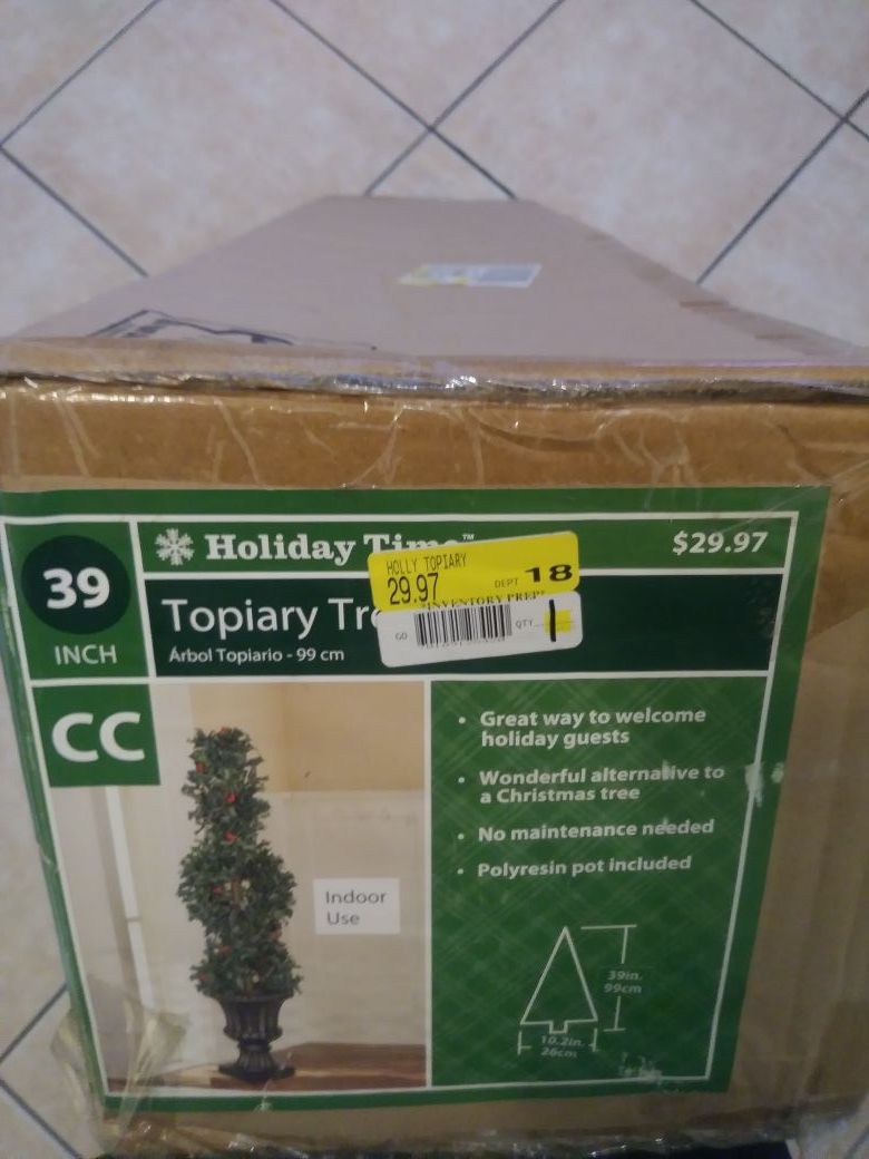 39 inch Topiary Tree (Arbol Topiario)