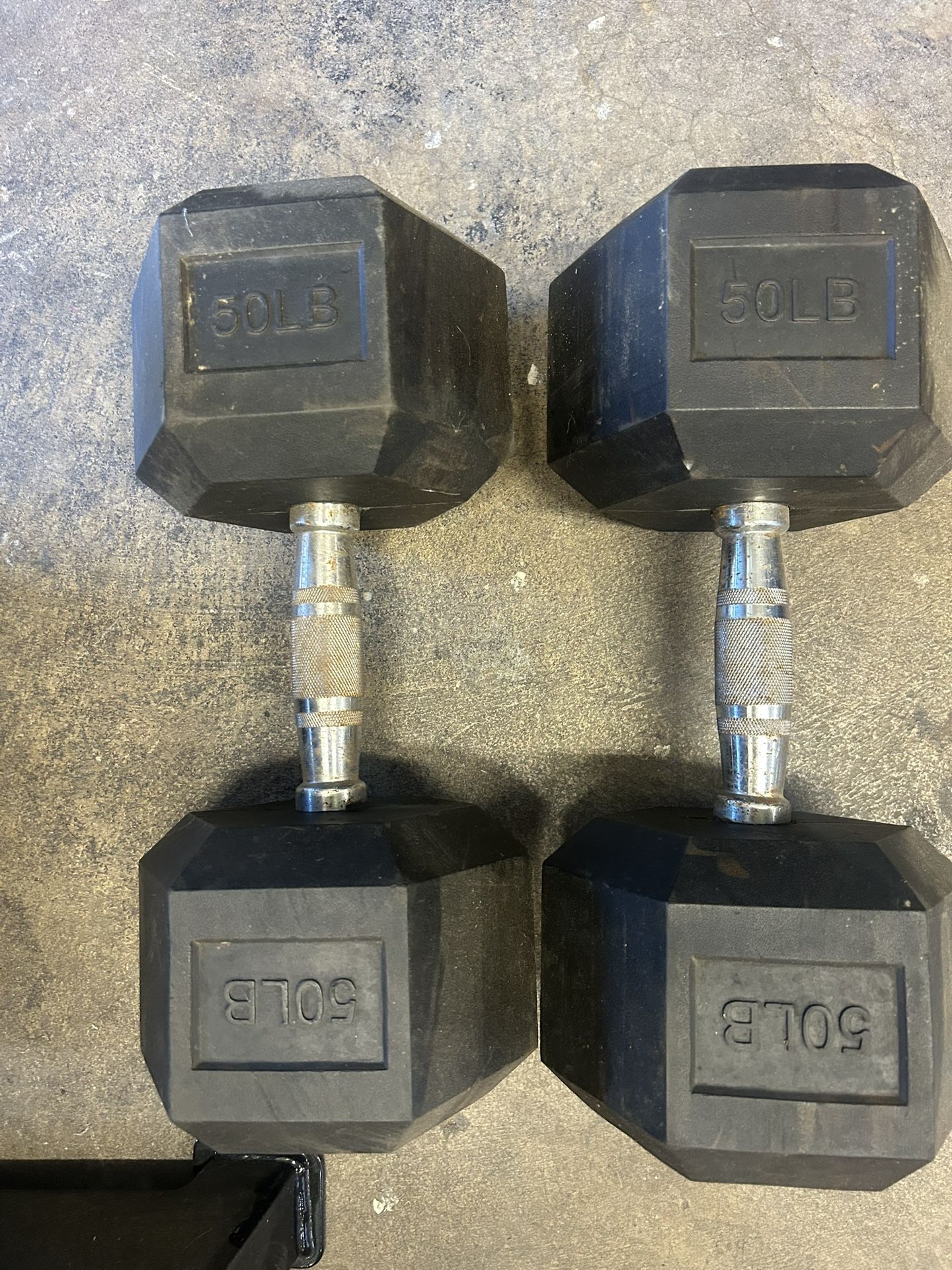 50lb. Dumbbells $75 For The Set.