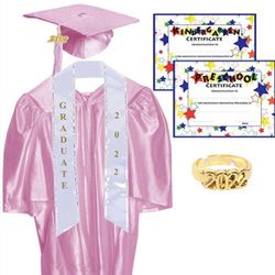 Kindergarten/Preschool Graduation Cap And Gown