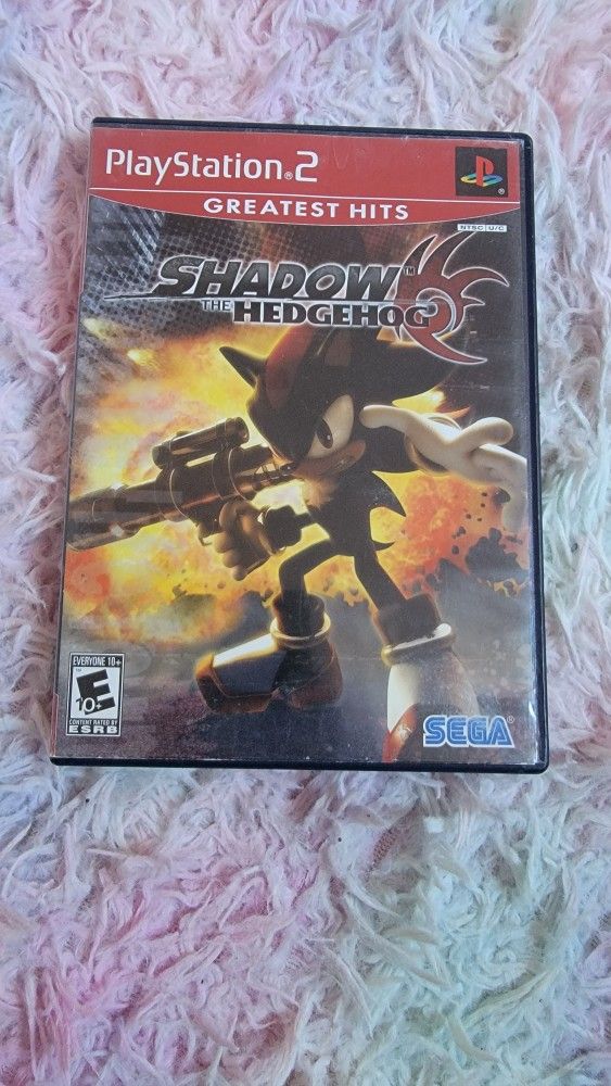 Sony PlayStation Ps2 Shadow The Hedgehog Greatest Hits Game