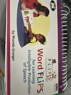 Speech Therapy Book - Word flips By Super Duper Publication