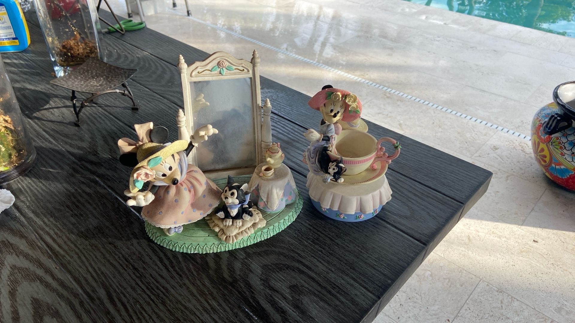 Minnie Music Box And Minnie Mirror Collection Pieces