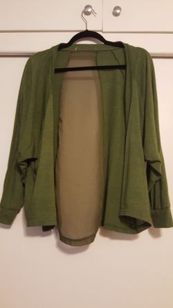 Large Greenish Cardigan