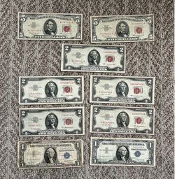 Vintage American Currency 1930s-60s
