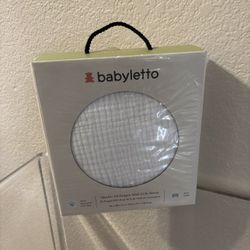 Babyletto Muslin Crib Sheet, White$12 