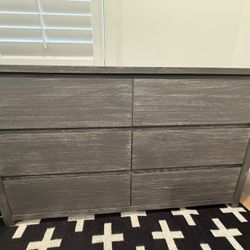 Pottery Barn Grey Dresser.