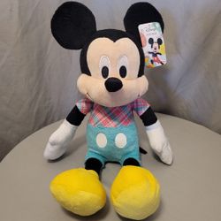 New with Tags Disney Mickey Mouse 20" Plush 