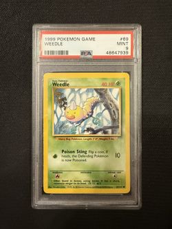 Pokémon 1999 Base Set Weedle