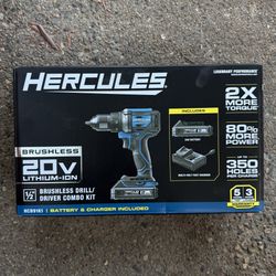 Hercules Brushless Drill/Driver Combo 