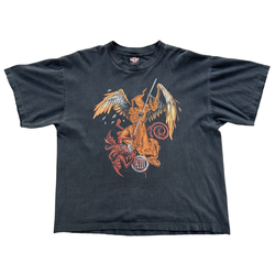 Vintage Rock Eagle Archangel Devil Shirt Size XL