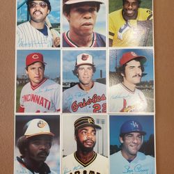 1980 TOPPS Super Baseball Cards 
