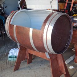 Wine Barrel Ice Chest 