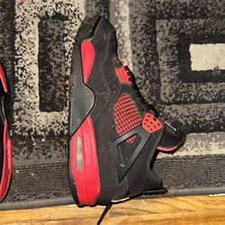 Jordan 4 red  thunders