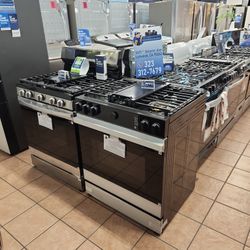 Samsung Bespoke Slide In Gas Range 5 Burner Gas Range With Air Fry