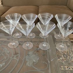 2 New Mikasa Martini Glasses  Sets 