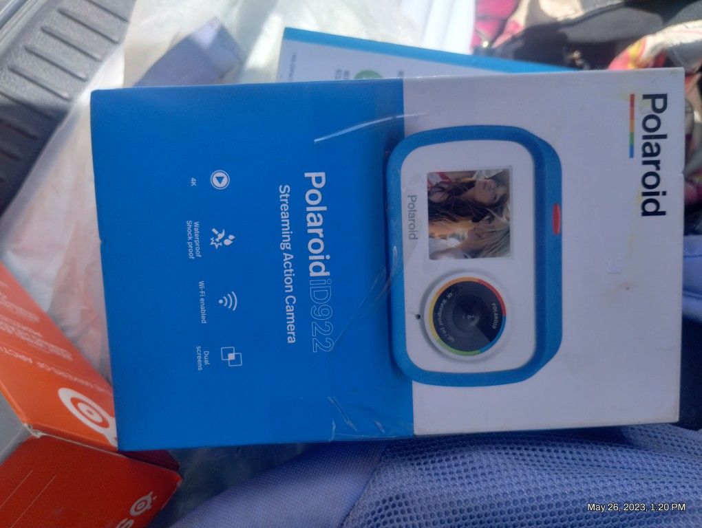 Polaroid Dual Screen WiFi Action Camera 4K,18MP,, 49 OFF